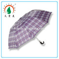 Tamaño grande tela poliester barato 2 paraguas plegable para Birmania